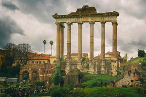 Rome, Italie. Le Forum Romain